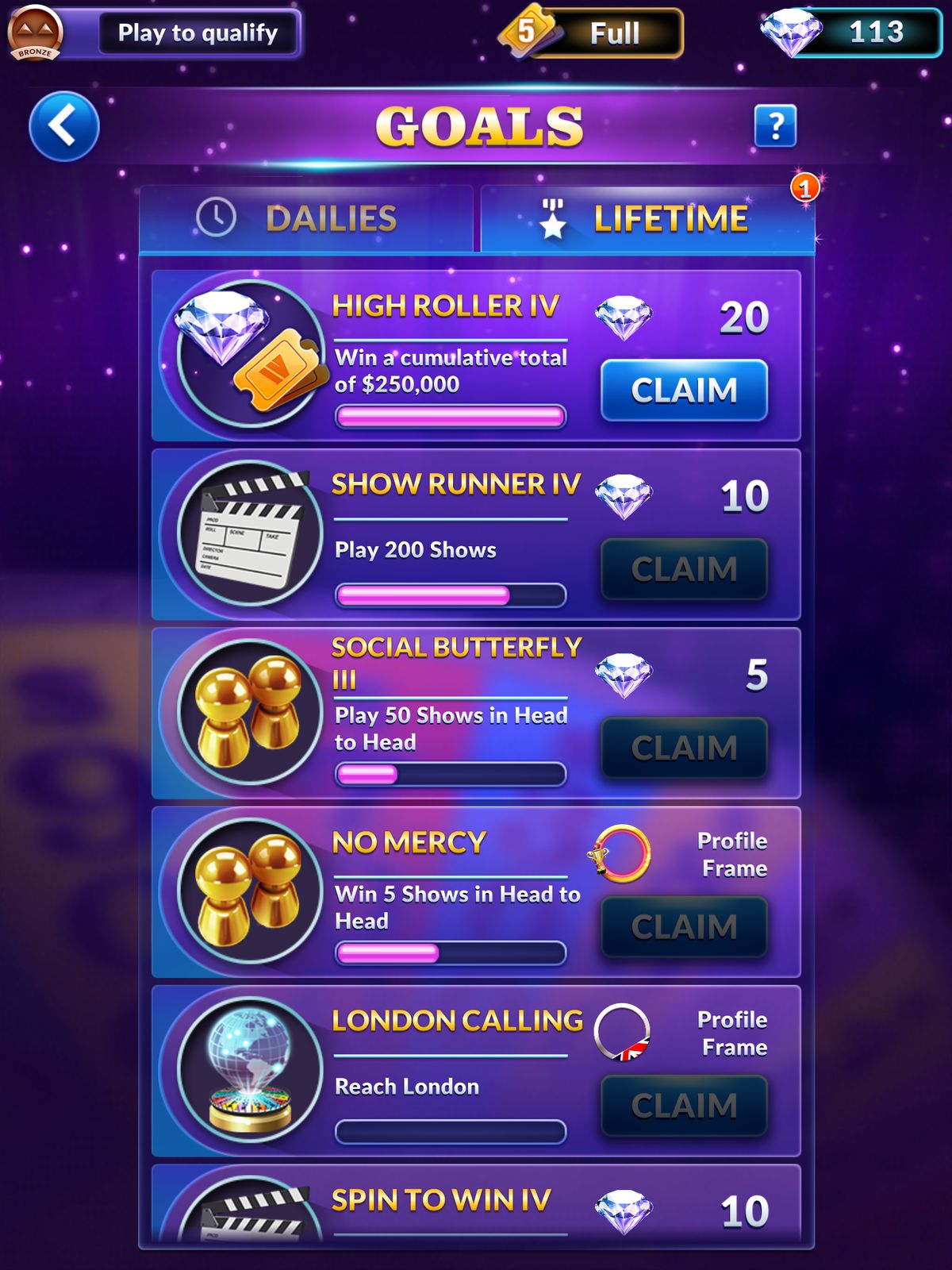 Fruits and Stars game